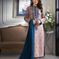 Asim Jofa Lawn-3PC Embroidered With Chiffon Dupatta-1062
