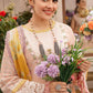 Dhanak-3PC Embroidered Shirt with Digital Printed Wool Shawl -3192