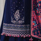 Hussain Rehar Lawn 3PC Embroidered with Digital Printed Dupatta-1100