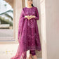 Dhanak-3PC Embroidered Shirt with Organza Embroidered Dupatta- 3242