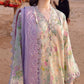3PC-Printed Lawn Shirt With Voile Printed Dupatta-1544