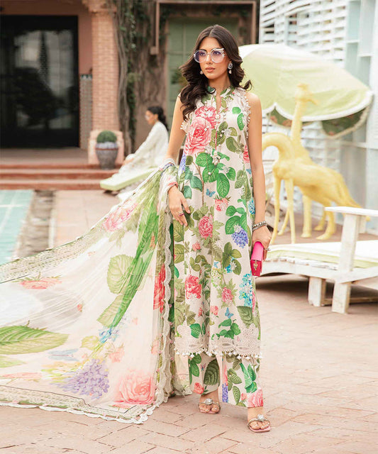 MARIA B KHADDAR 3PC WITH KHADDAR PRINTED SHIRT & TROUSER-918