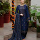 Dhanak 3PC Embroidered With Embroidered Shawl-1263