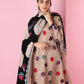 NISHAT Dhanak 3PC Embroidered With Digital Printed Wool Shawl-178