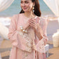 Dhanak-3PC Embroidered Shirt with Organza Embroidered Dupatta- 3334