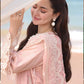 Dhanak-3PC Embroidered Shirt with Organza Embroidered Dupatta- 3334