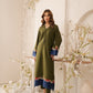 Lawn-3PC Embroidered Shirt with Plain Dyed Chiffon Dupatta-5083