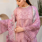 JAZMIN 3PC Chekankari Lawn Embroidered With Printed Dupatta-480