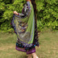 Dhanak-3PC Embroidered Shirt with Digital Printed Wool Shawl-3253