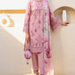 JAZMIN 3PC Chekankari Lawn Embroidered With Printed Dupatta-480