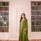 Lawn-3PC Embroidered Shirt with Chiffon Plain Dyed Dupatta-1198
