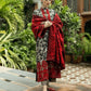 3PC KARANDI PRINTED SHIRT WITH KARANDI PRINTED DUAPTTA AND TROUSER -1710