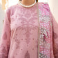 JAZMIN 3PC Chekankari Lawn Embroidered With Printed Dupatta-480