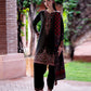 JAZMIN 3PC Dhanak Embroidered Shirt With Printed Dupatta-678