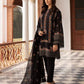 Linen-3PC Embroidered Shirt with Chiffon Embroidered Dupatta-3419
