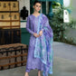 Lawn-3PC Embroidered Shirt with Digital Printed Jacquard Dupatta - 5212
