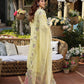 Lawn-3PC Chikankari Embroidered Shirt With Khadi Net Embroidered Dupatta-5302