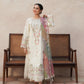 Dhanak -3PC Embroidered Shirt With Digital Printed & Embroidered Organza Dupatta-3372