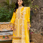 Lawn Chikenkari 3PC Embroidered With Organza Embroidered Dupatta-341