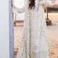 Dhanak-3PC Embroidered Shirt with Organza Digital Printed Embroidered Dupatta- 3360