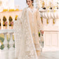 MUSHQ 3PC Lawn Chekankari Embroidered With Organza Embroidered Dupatta-402