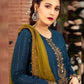 Linen 3PC Embroidered Shirt with Chiffon Embroidered Dupatta -983