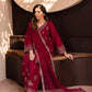 Dhanak -3PC Embroidered Shirt With Organza Embroidered Dupatta-3370
