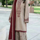 Lawn-3PC Embroidered with Digital Printed Jacquard Dupatta-5045