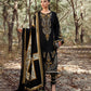 Dhanak-3PC Embroidered Shirt with Digital Printed Wool Shawl - 3429