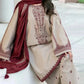 Lawn-3PC Embroidered with Digital Printed Jacquard Dupatta-5045