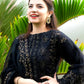 Black Linen 3PC Embroidered-842