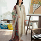 Dhanak 3PC Chickenkari Embroidered Shirt With Print Shawl-663