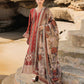 MARIA B 3PC Luxury Lawn Chikankri Embroidered With Printed Dupatta-454