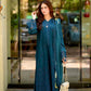 Dhanak-3PC Embroidered Shirt with Digital Printed Wool Shawl -3438