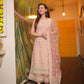 Dhanak-3PC Embroidered With Organza Embroidered Dupatta-3116
