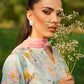 3PC-Printed Lawn Shirt With Voile Printed Dupatta-1548