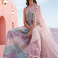 Lawn-3PC Chikankari Embroidered With Silk Embroidered Dupatta-5296