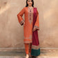 Lawn-3PC Embroidered Shirt with Digital Printed Jacquard Dupatta- 1214