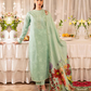 Female Studio Dhanak 3PC Embroidered With Digital Printed Dupatta-121