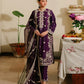 CROSS STITCH 3PC Lawn Embroidered With Organza Embroidered Dupatta-468