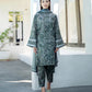 BAROQUE 3PC Lawn Printed Shirt With Voile Printed Dupatta-781