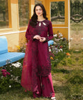 Lawn-3PC Embroidered Shirt With Khadi Net Embroidered Dupatta-5273