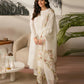 Dhanak-3PC Embroidered Shirt with Organza Embroidered Dupatta - 3515