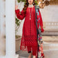 Dhanak-3PC Embroidered Shirt with Digital Printed Wool Shawl - 3160