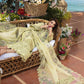 Lawn-3PC Chikankari Embroidered Shirt With Khadi Net Embroidered Dupatta-5302