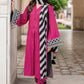 BAROQUE 3PC KARANDI PRINTED SHIRT WITH KARANDI PRINTED DUAPTTA AND TROUSER-829