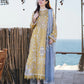 QALAMKAR Chikenkari Lawn 3PC Embroidered With Organza Embroidered Dupatta-450