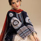 Dhanak-3PC Embroidered Shirt with Digital Printed Wool Shawl-3324
