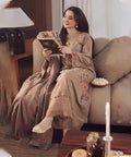 Lawn-3PC Embroidered Shirt With Digital Printed Jauqard Dupatta-5153