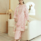 Dhanak-3PC Embroidered Shirt with Digital Printed Wool Shawl-3193